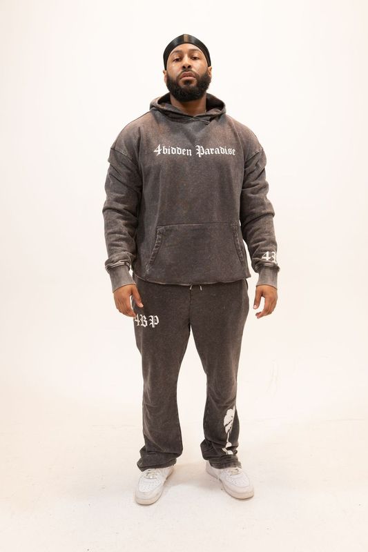4Bidden Paradise- Dark Oreo Washed